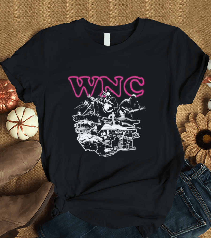 The Avett Brothers Performing at WNC Benefit for Western North Carolina T-Shirt