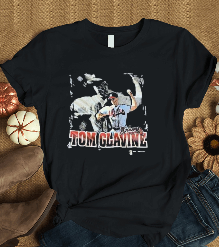 Braves Tom Glavine Pitching Legend T-Shirt