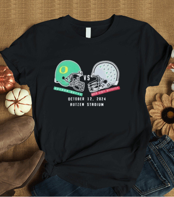T-Shirt: Ohio State Buckeyes vs Oregon Ducks October 12, 2024 Autzen Stadium T-Shirt Ohio State Buckeyes vs Oregon Ducks October 12, 2024 Autzen Stadium T-Shirt