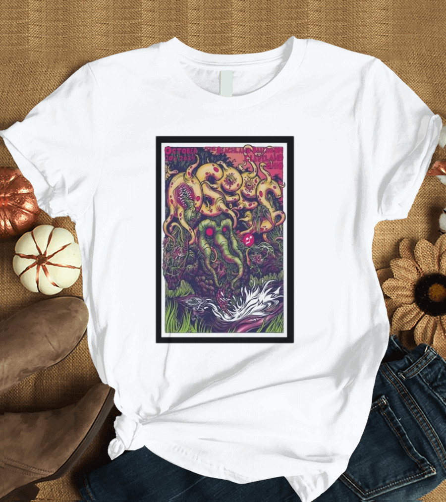 Osees October 20 2024 Cleveland Beachland Ballroom Event T-Shirt