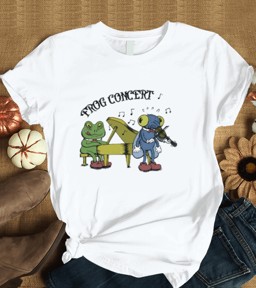 Frog Concert Cartoon Phantom Lure Fun Times T-Shirt