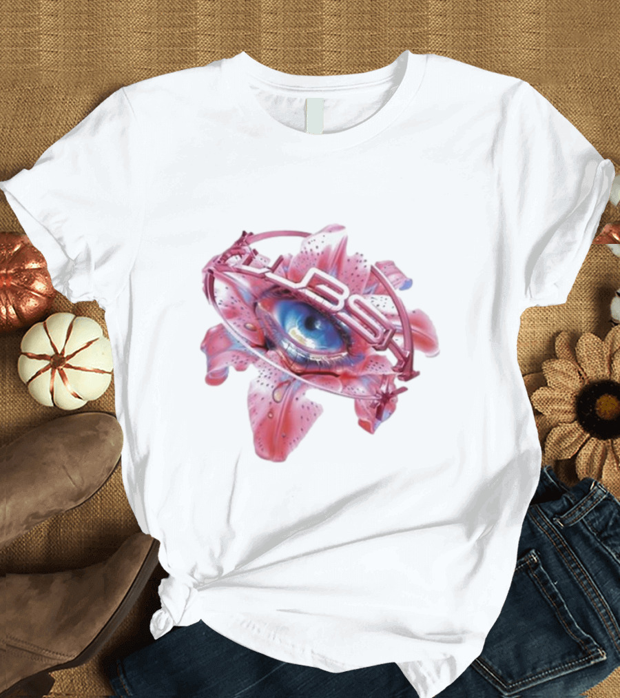 Shygirl Club Shy Inna Eye Vision Flower 3D Elements T-Shirt