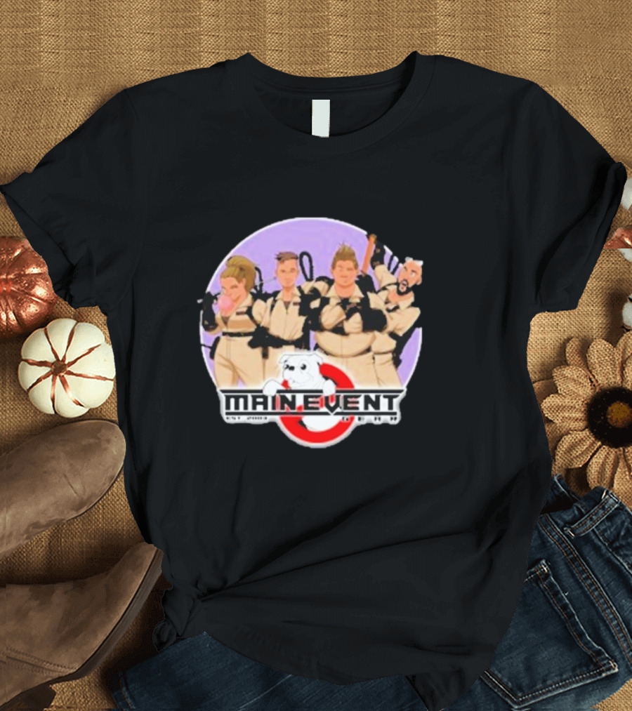 Halloween Main Event 2024 Ghostbusters Parody with Characters T-Shirt