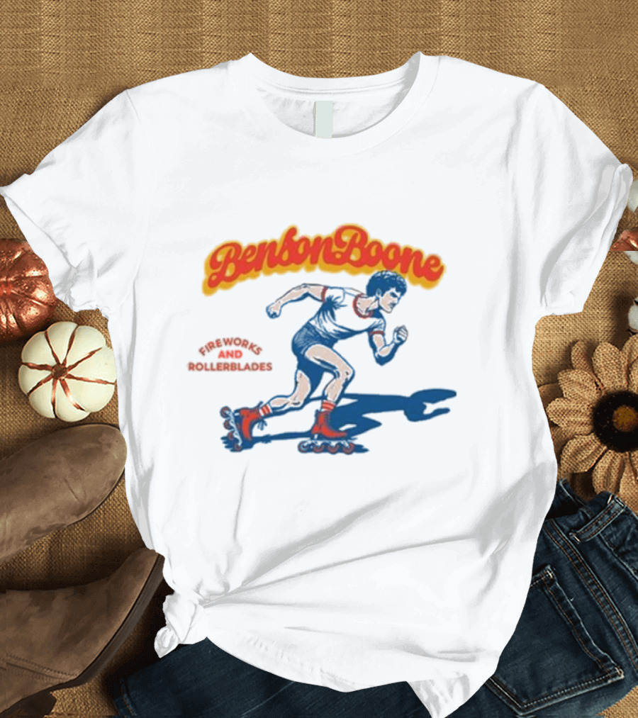 Benson Boone Fireworks and Rollerblades Benny T-Shirt
