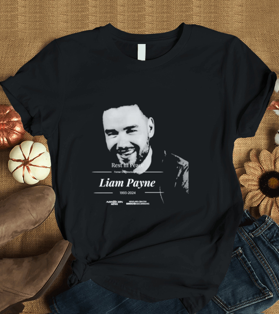 Rest In Peace Liam Payne 1993-2024 Former One Direction Member Airdisc News T-Shirt