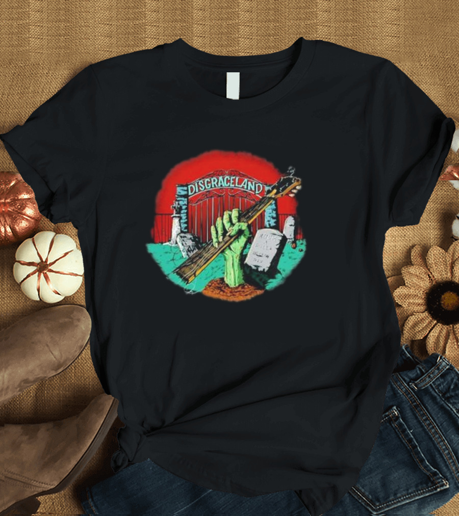 Double Elvis Disgraceland Halloween 2024 Zombie Guitar T-Shirt