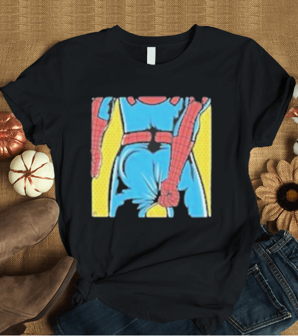 T-Shirt: Spider-Man Costume Tightness Issue T-Shirt Spider-Man Costume Tightness Issue T-Shirt