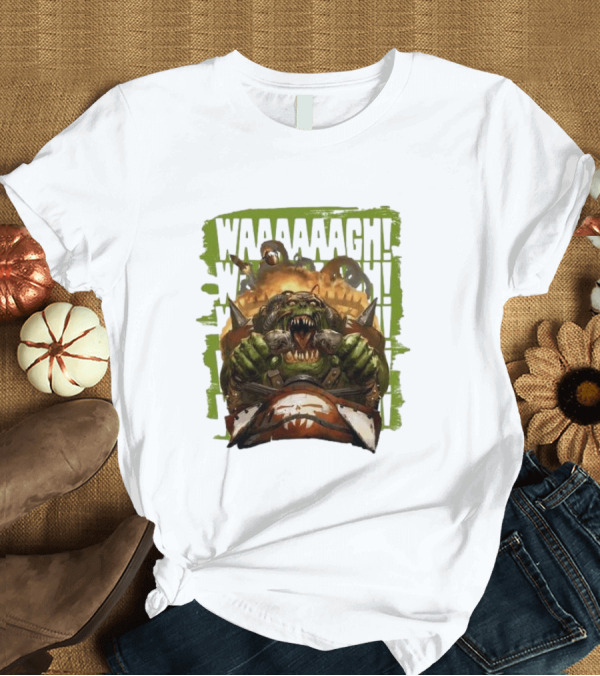 T-Shirt: Waaagh Orks Speed Freaks Waaagh Ork Driving Symbolism T-Shirt Waaagh Orks Speed Freaks Waaagh Ork Driving Symbolism T-Shirt