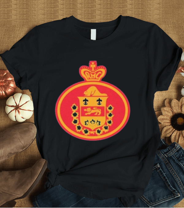 T-Shirt: Montreal Royals Vintage Ice Hockey Logo with Historic Crest and Crown Emblem T-Shirt Montreal Royals Vintage Ice Hockey Logo with Historic Crest and Crown Emblem T-Shirt