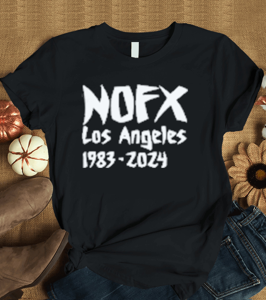 NOFX Los Angeles San Pedro CA 1983-2024 Final Tour T-Shirt