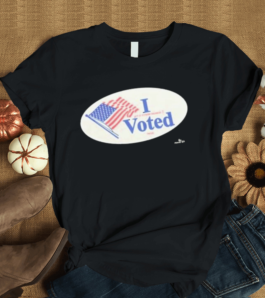 Pork I Voted Sticker I Got In Trouble Because I Voted Twice T-Shirt