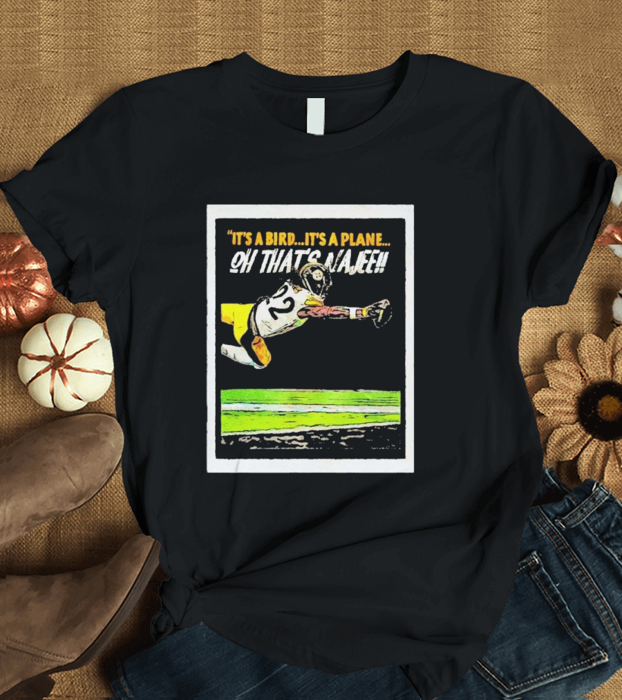 It’s A Bird It’s A Plane Oh That’s Najee Football Touchdown Leap T-Shirt