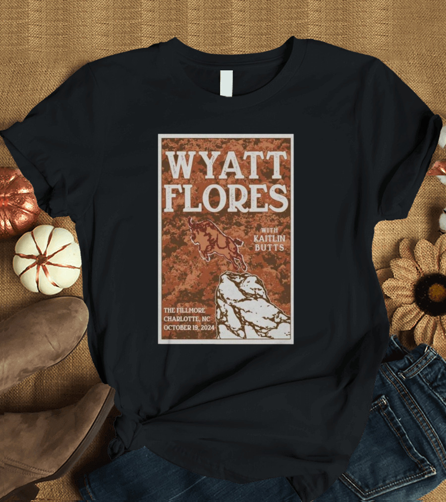 Wyatt Flores with Kaitlin Butts The Fillmore Charlotte NC October 19 T-Shirt