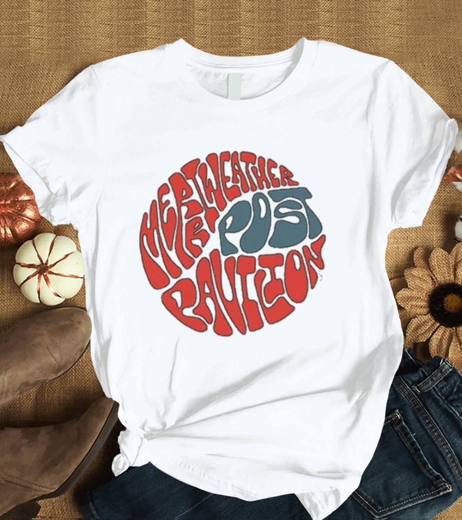 Merriweather Post Pavilion Psychedelic Retro Text T-Shirt