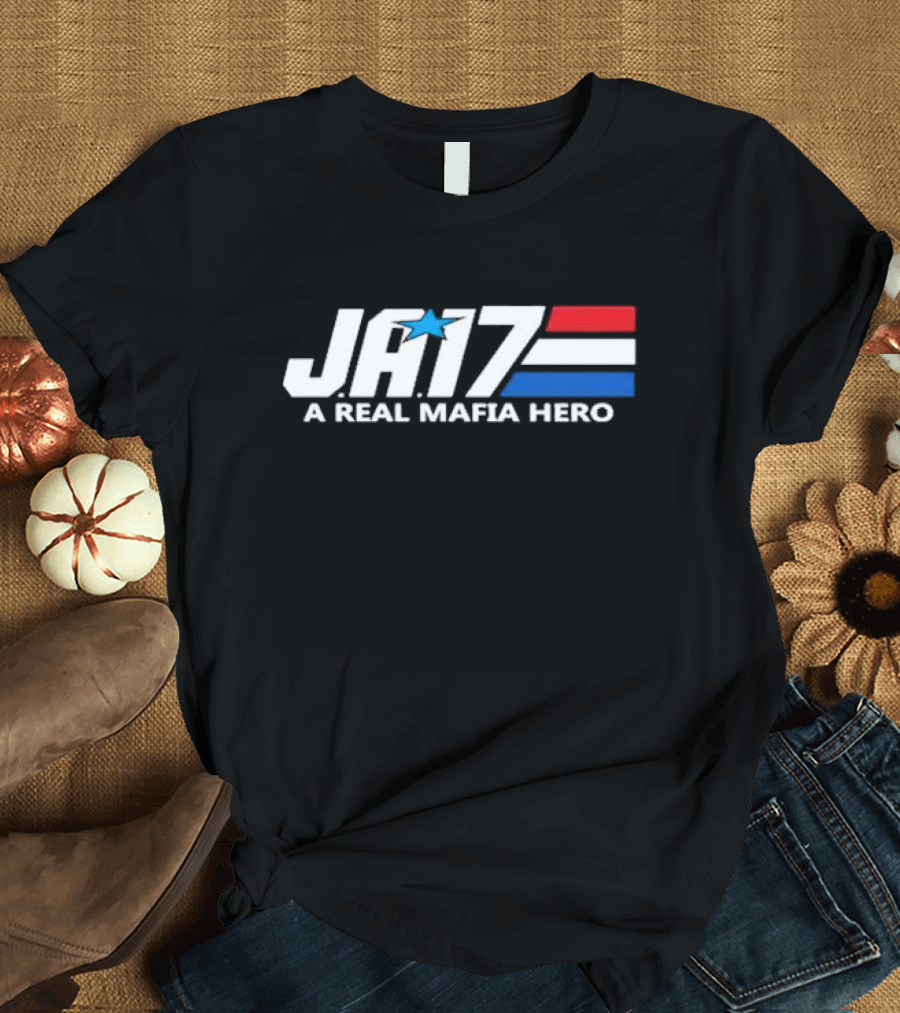 JA17 A Real Mafia Hero Star Stripes T-Shirt