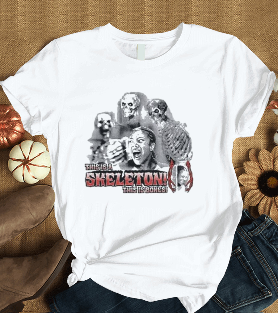 Super Yaki Halloween 2024 This Is A Skeleton This Is Bones T-Shirt