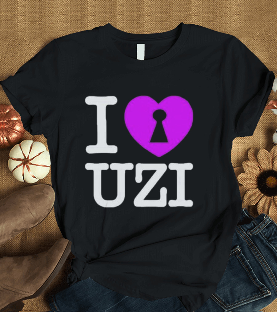 Eternal Atake 2 I Lock Heart Uzi I Love Uzi T-Shirt