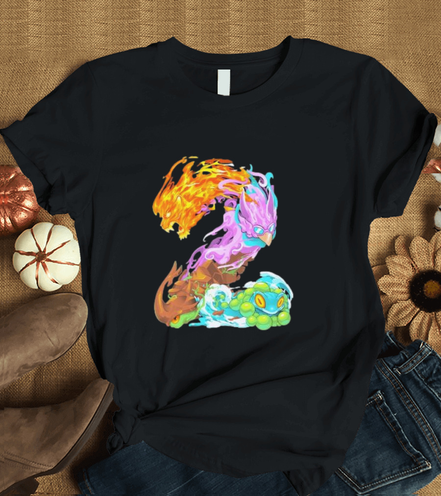 Rivals of Aether 2 Elemental Creatures Number T-Shirt