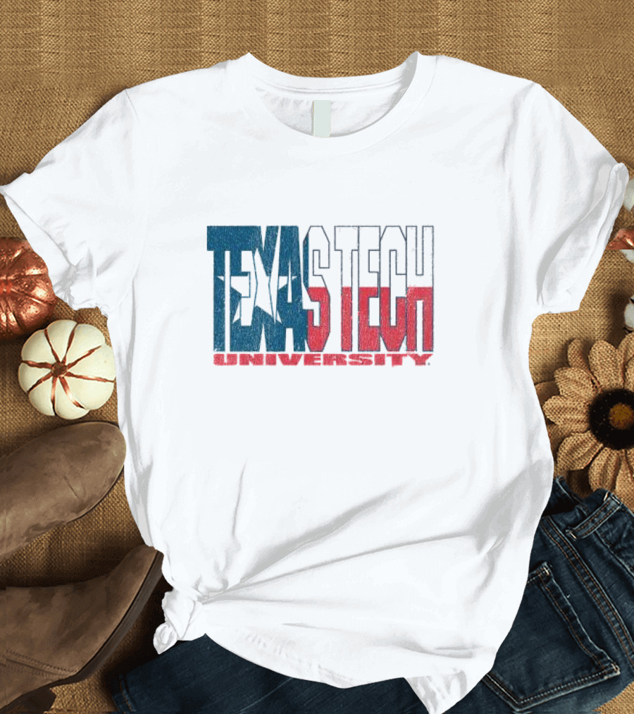 Texas Tech University Texas Flag Colors T-Shirt