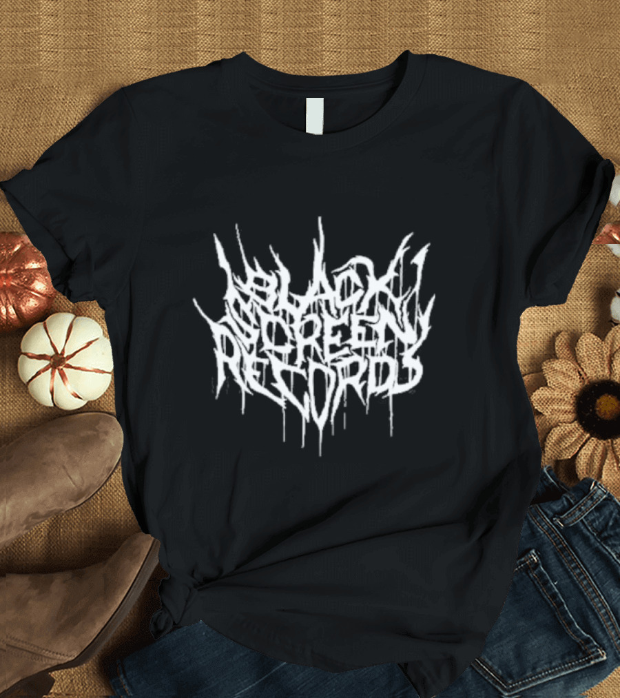 Black Screen Records BSR Black Metal T-Shirt