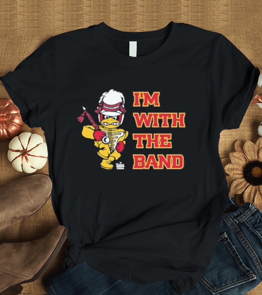 Cyclone Fanatic I’m With The Band Marching Band Cy 1984 T-Shirt