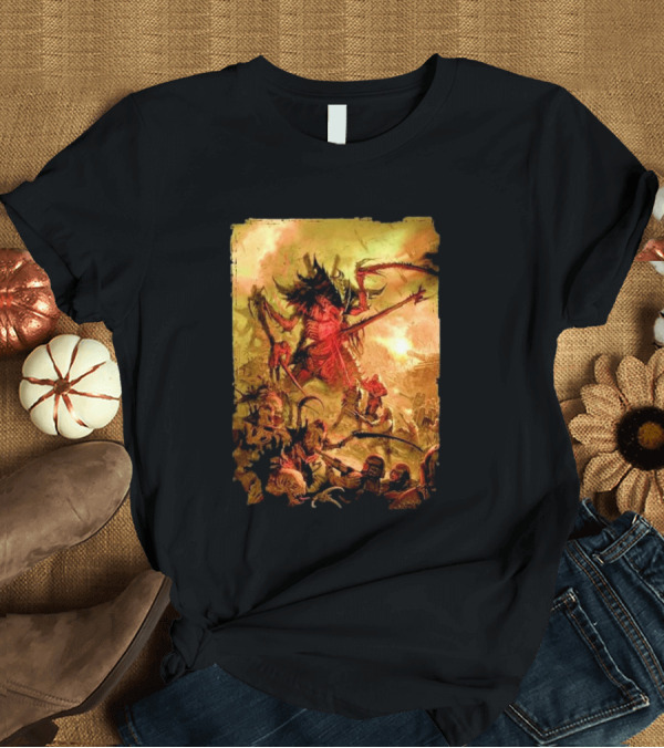 T-Shirt: War Zone Octarius Rising Tide Battle Scene Black T-Shirt War Zone Octarius Rising Tide Battle Scene Black T-Shirt