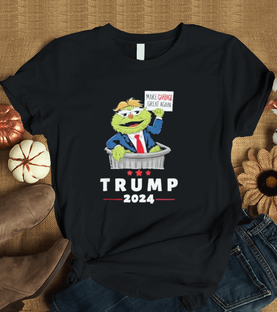 Trump 2024 Make Garbage Great Again Oscar the Grouch T-Shirt