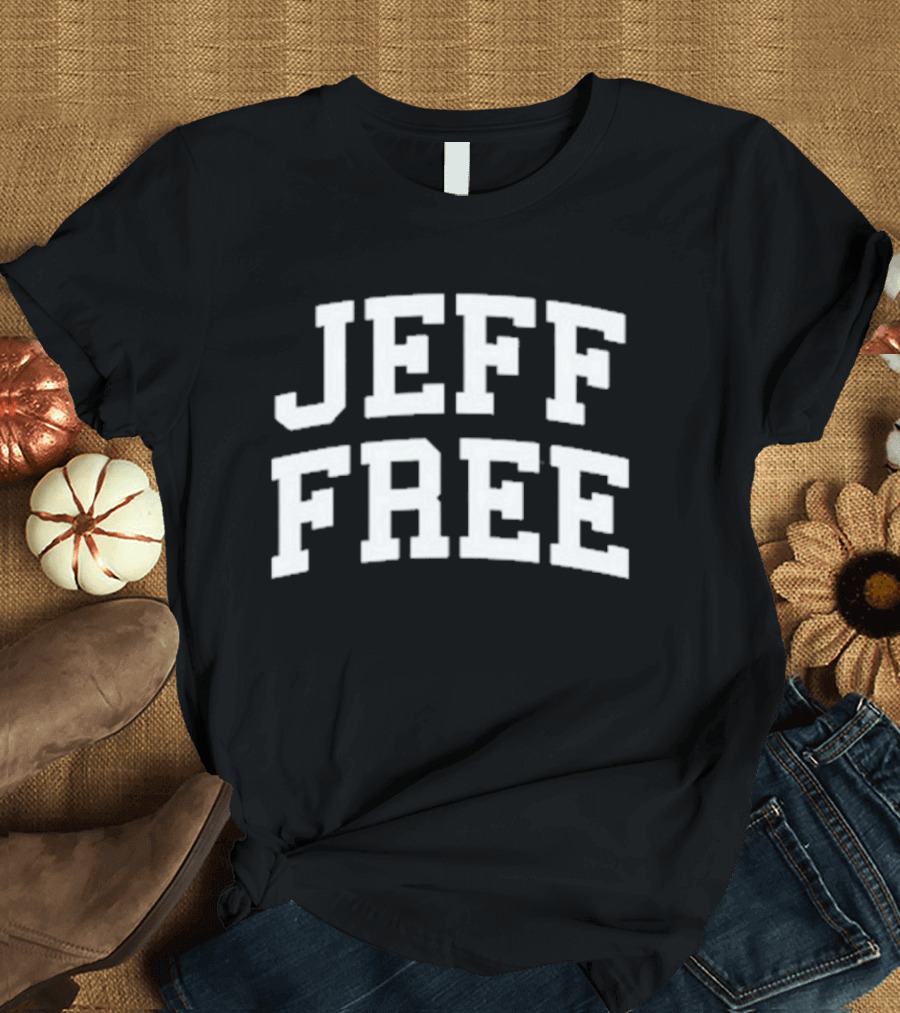 JEFF FREE Bold Arch Text T-Shirt