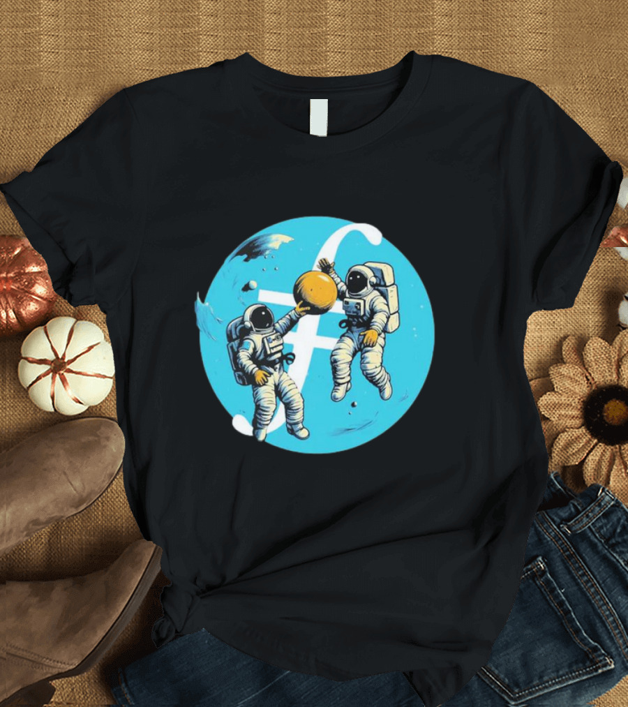 Filecoin ⨎ Astronauts in Space with Cryptocurrency T-Shirt