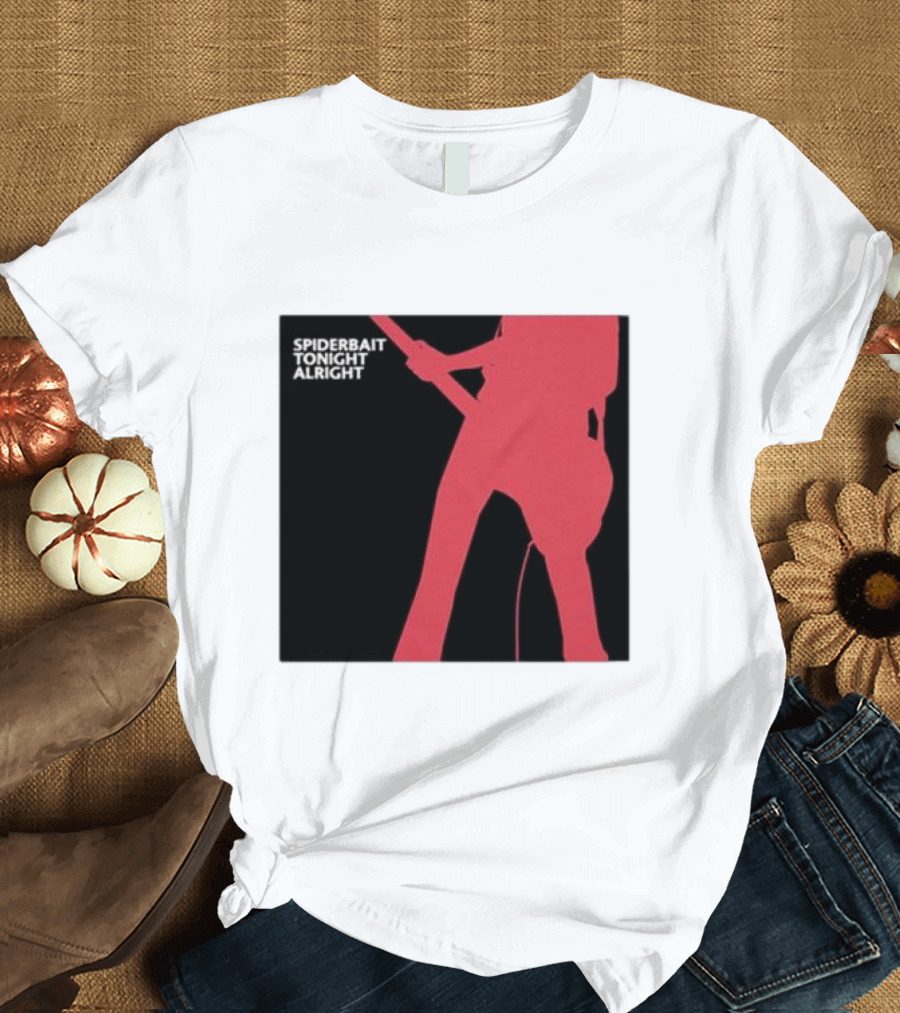Spiderbait Tonight Alright Red Guitar T-Shirt