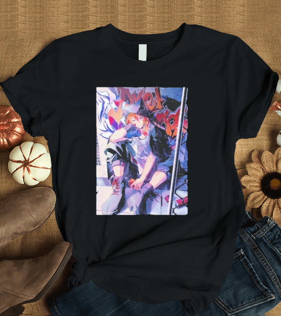 Axel Syrios Birthday Celebration 2024 Anime Graffiti Style Urban T-Shirt