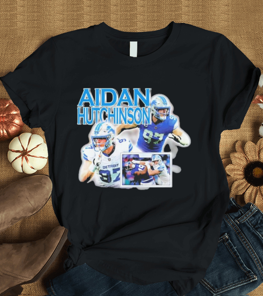 Aidan Hutchinson Detroit Football Highlights T-Shirt