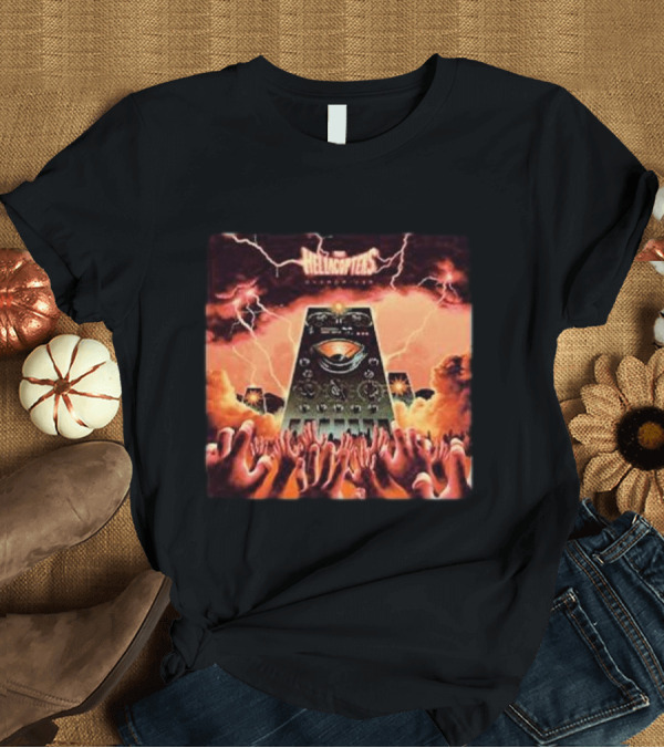 T-Shirt: The Hellacopters Overdriver Lightning Hands Amplifier T-Shirt The Hellacopters Overdriver Lightning Hands Amplifier T-Shirt