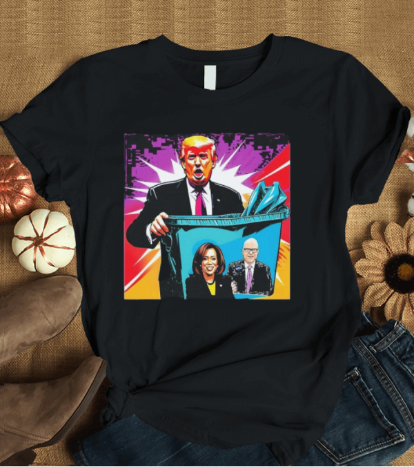 T-Shirt: Trump Garbage Man 2024 Donald Trump J.D. Vance Kamala Harris Joe Biden T-Shirt Trump Garbage Man 2024 Donald Trump J.D. Vance Kamala Harris Joe Biden T-Shirt