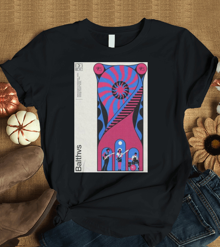 Balthvs Psychedelic Funk Trio Colombian Middle Eastern Music Nov 6 T-Shirt