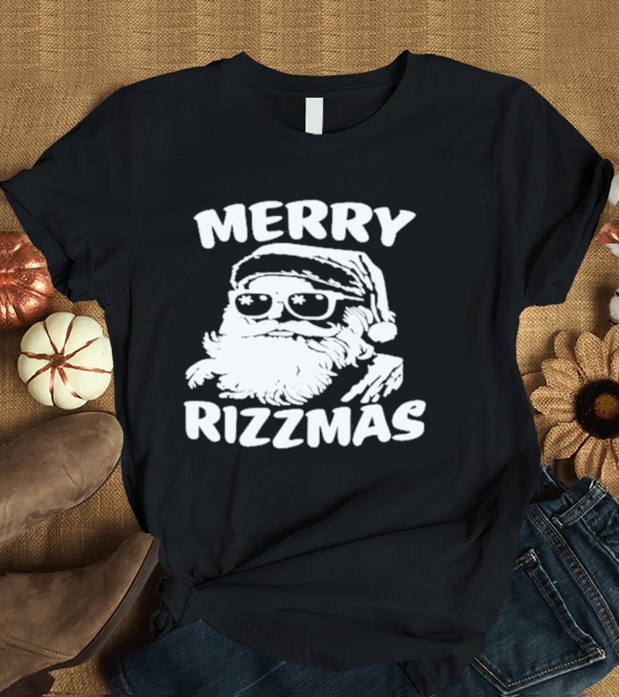 Blake Grupe Merry Rizzmas Santa with Sunglasses T-Shirt
