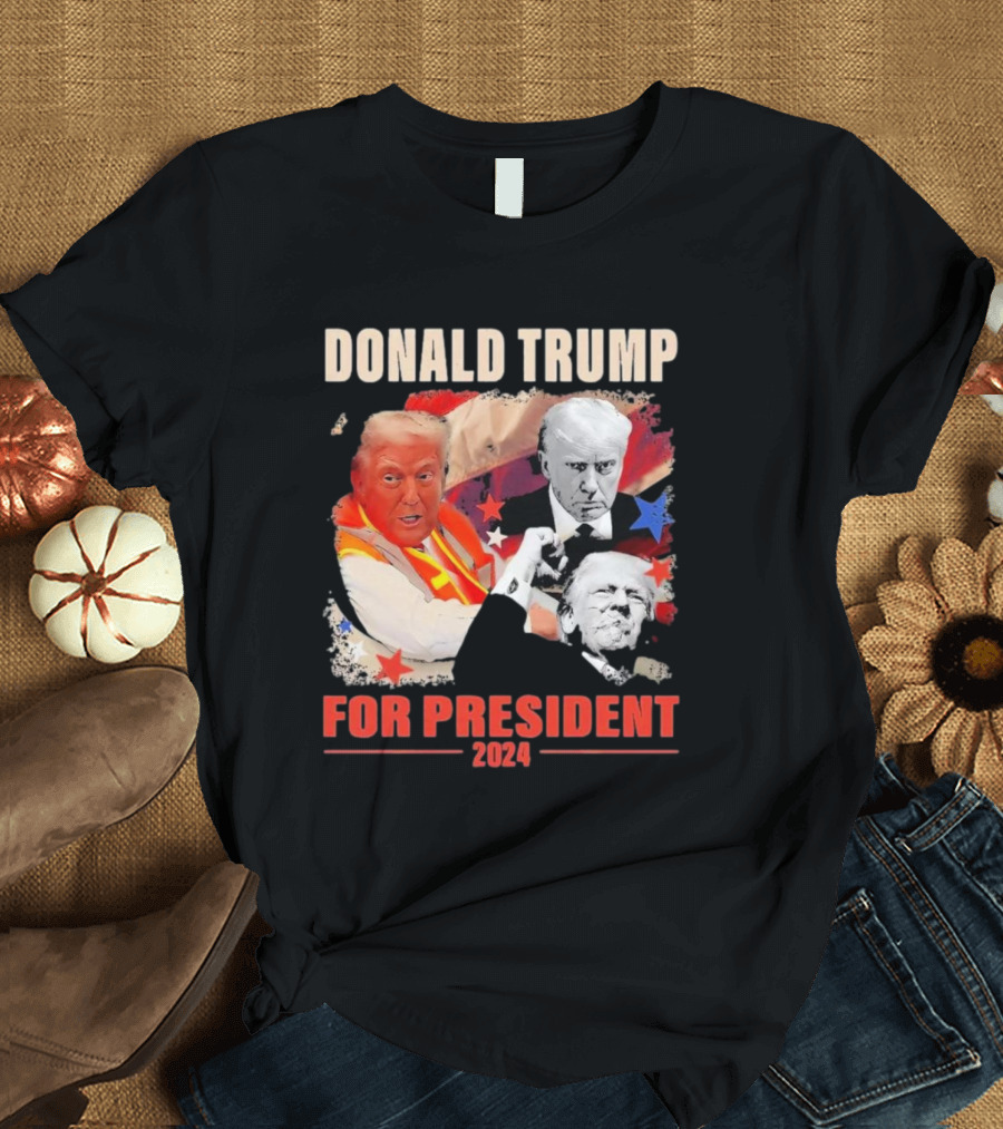 Donald Trump For President 2024 Election Campaign T-Shirt