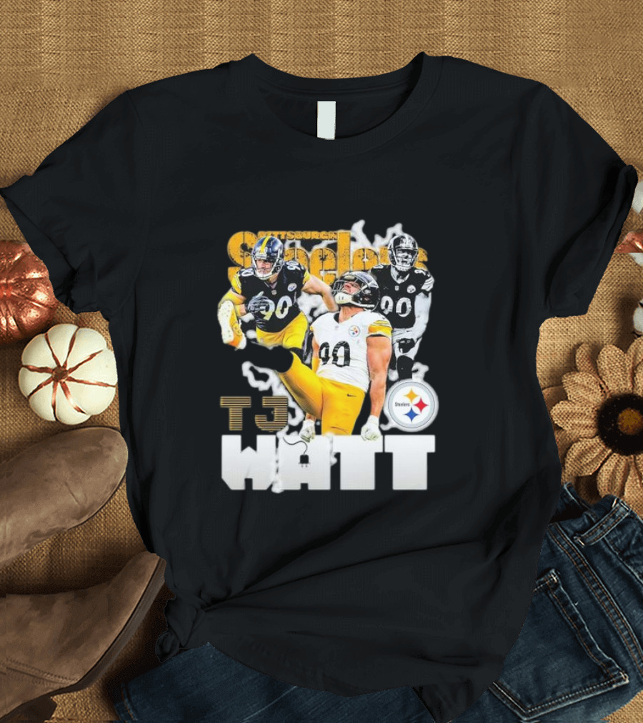 T.J. Watt Pittsburgh Steelers Iconic Player Steelers T-Shirt