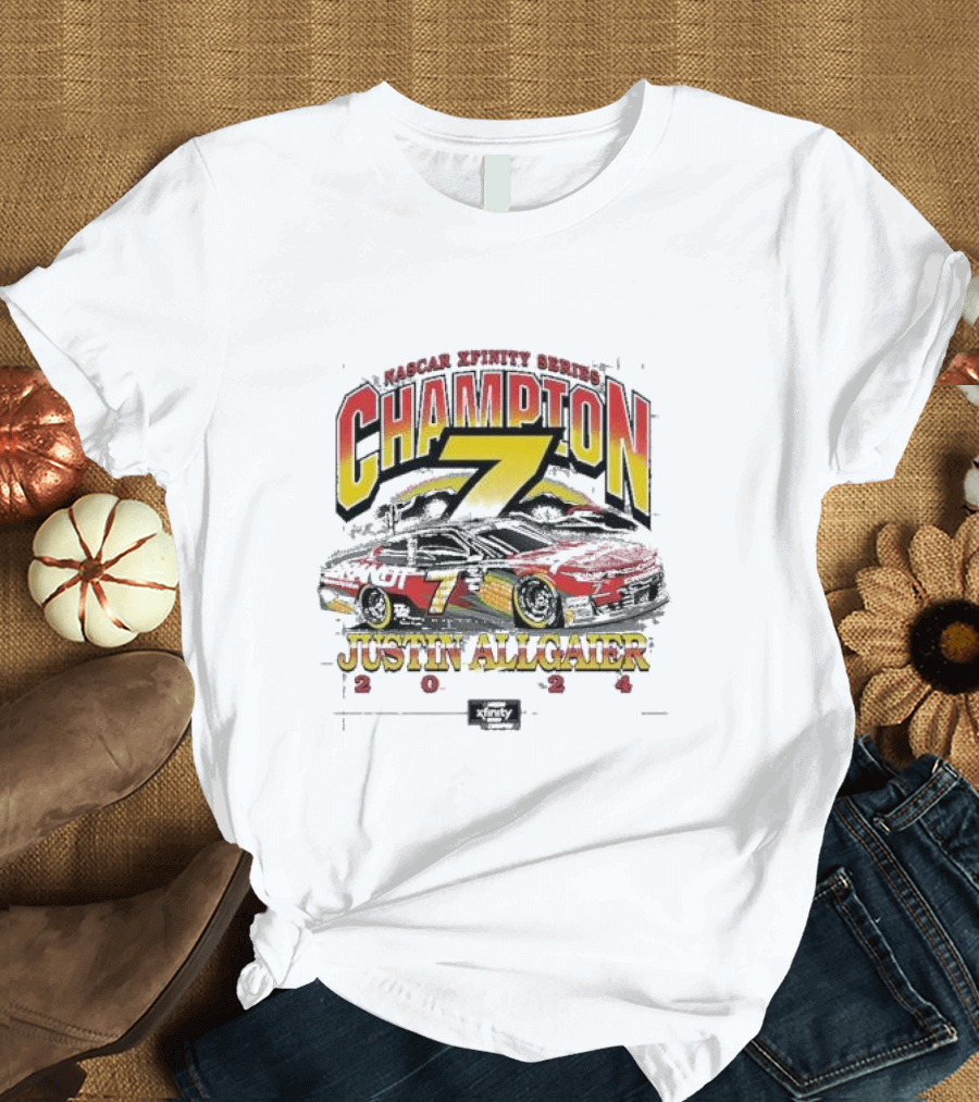 Justin Allgaier NASCAR Xfinity Series Champion T-Shirt