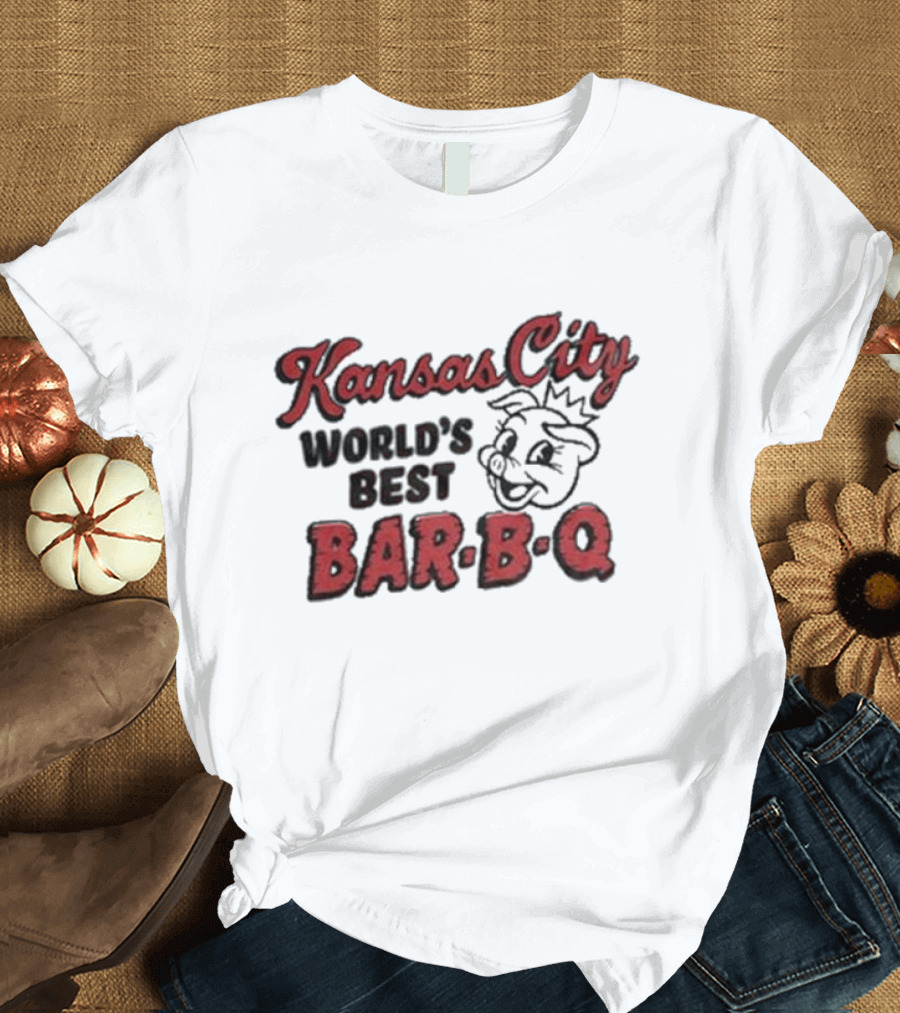Kansas City World's Best Bar-B-Q Pig T-Shirt