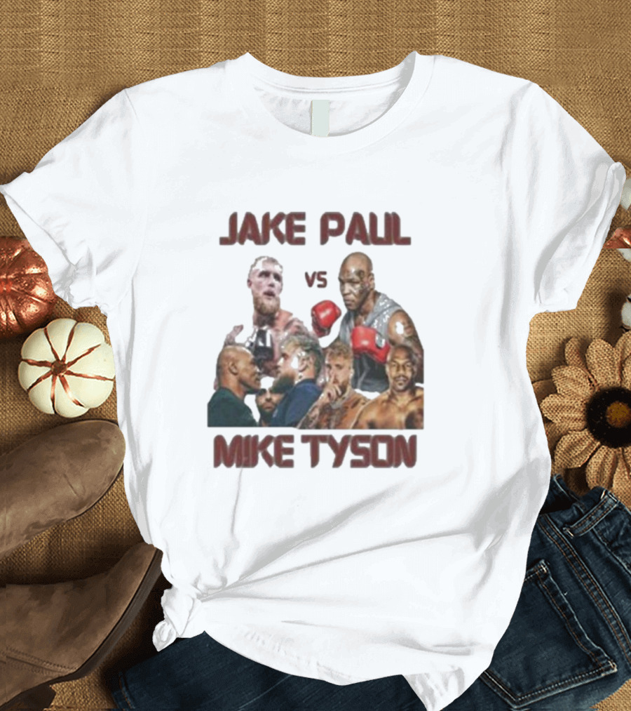 Jake Paul vs Mike Tyson Boxing Match T-Shirt