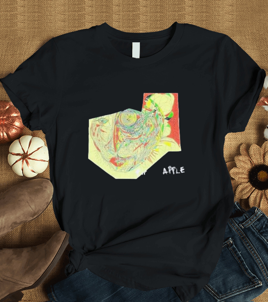 Fiona Apple The Idler Wheel Abstract Artistic Geometric Drawing Multicolored Sketch T-Shirt