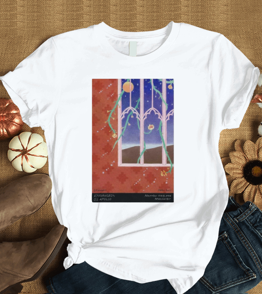Khruangbin November 17-18 2024 O2 Apollo Manchester Concert Event T-Shirt