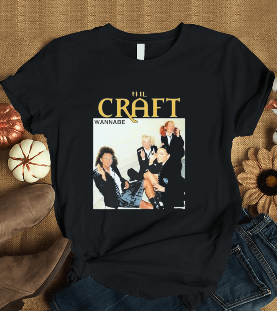 THE CRAFT WANNABE Spice Girls Parody School Girls Smoking Scene T-Shirt