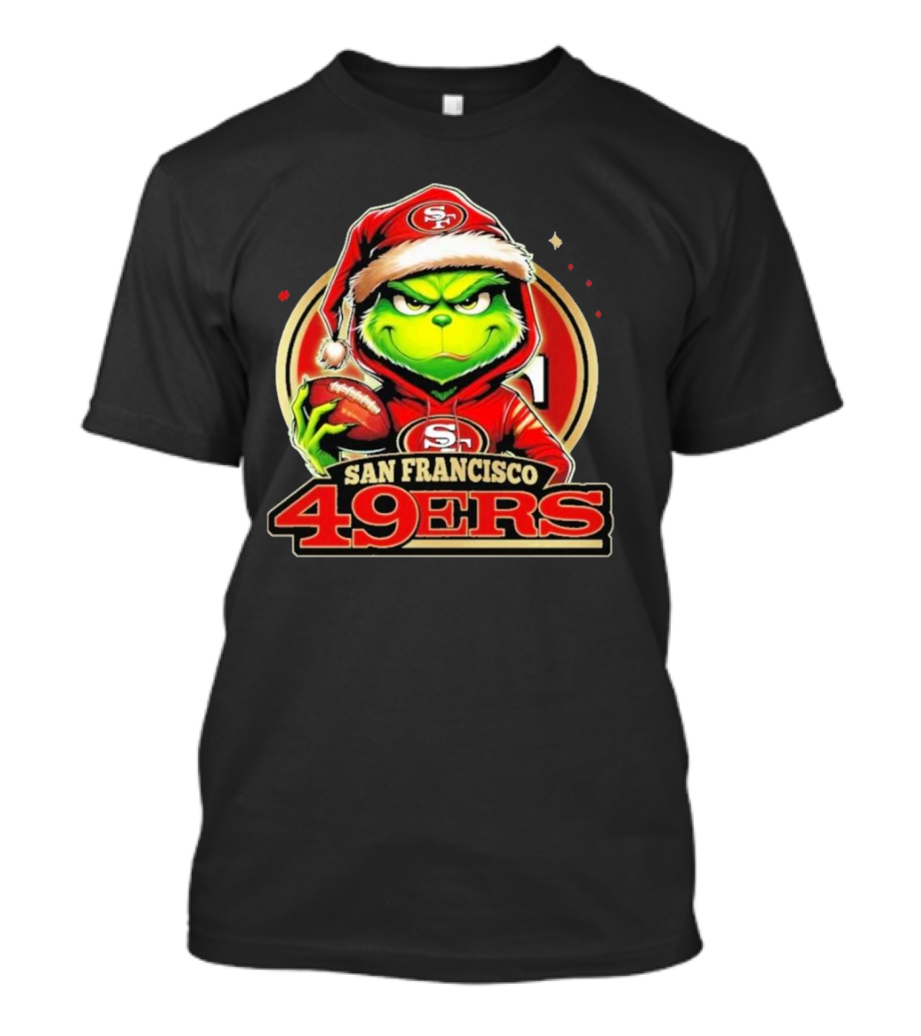 The Grinch San Francisco 49ers Football Mashup T-Shirt