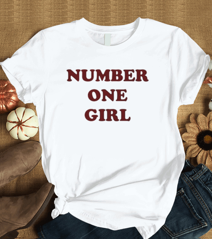 Number One Girl Retro T-Shirt