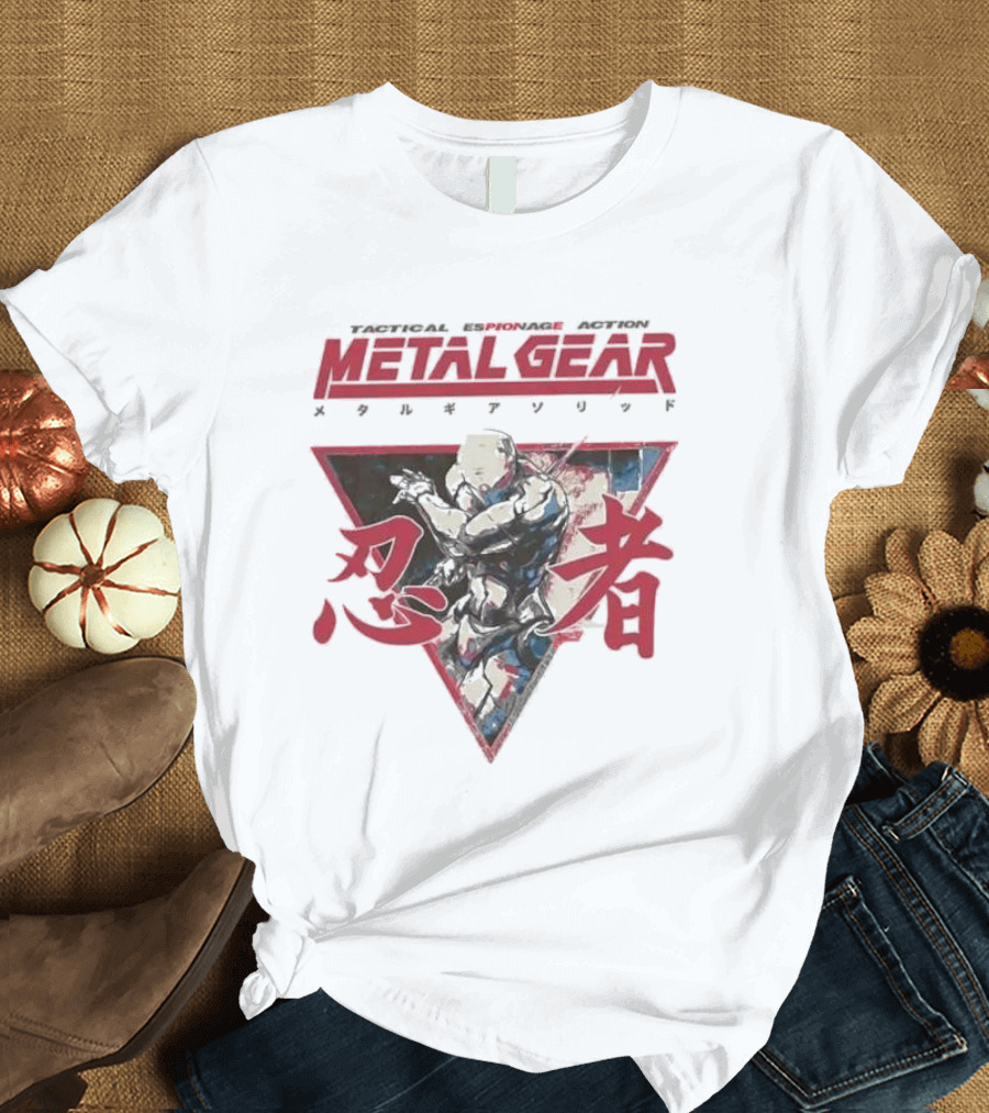 Tactical Espionage Action Metal Gear Solid Ninja Warrior T-Shirt