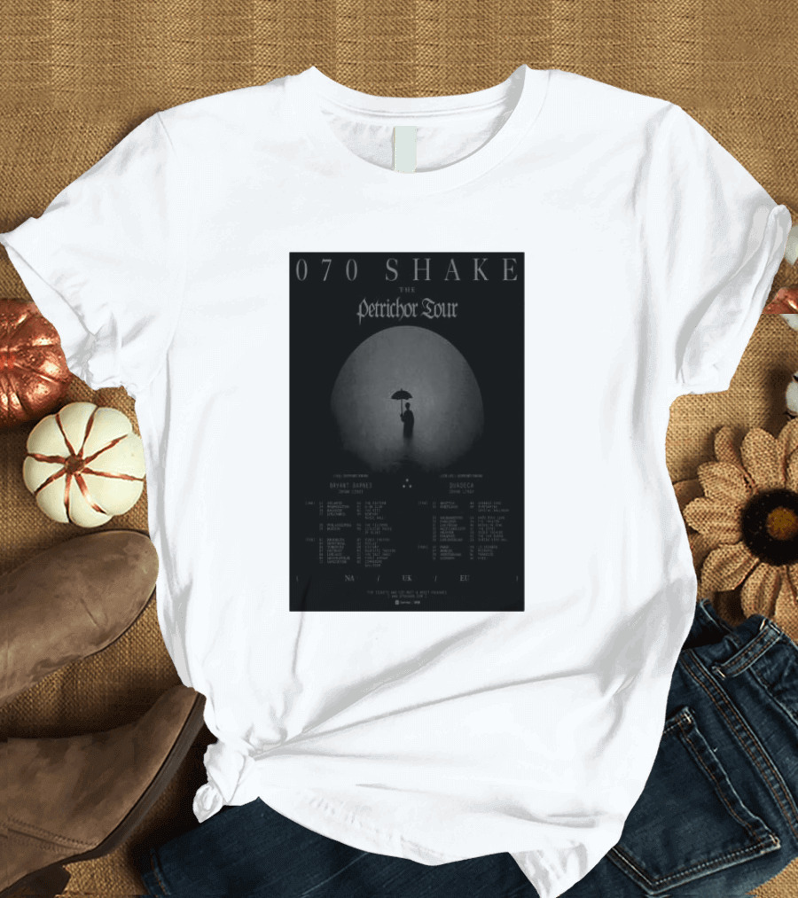 070 Shake The Petrichor Tour 2025 Dates with Devat James and Rocco T-Shirt