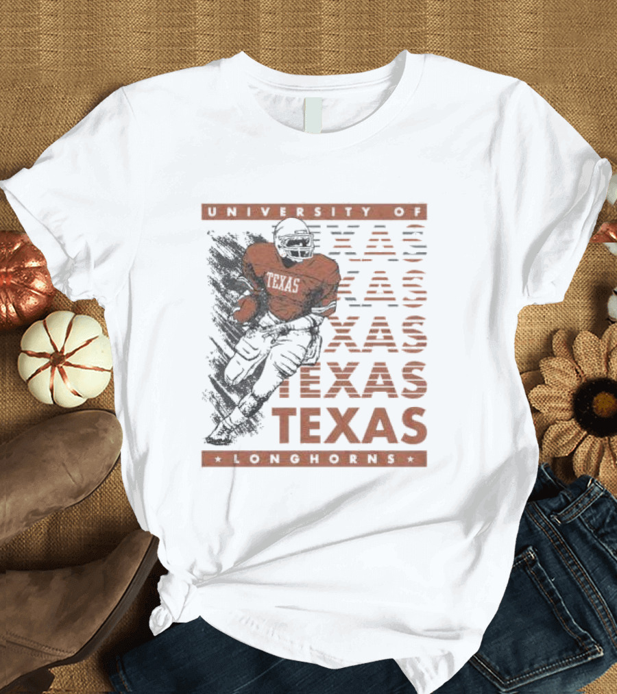 University Of Texas Longhorns Football Texas Longhorns 1990s Throwback T-Shirt