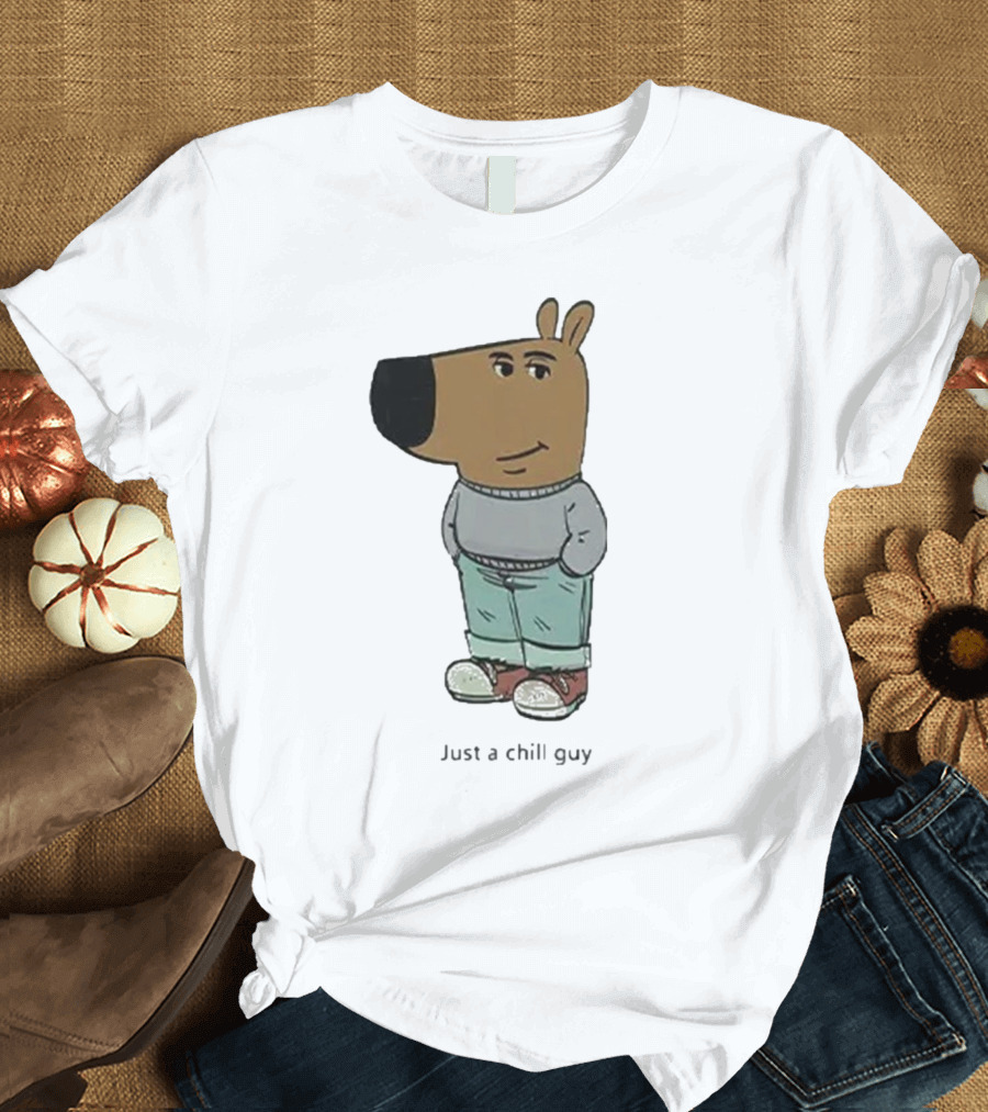 Buster Baxter Just a Chill Guy Meme T-Shirt